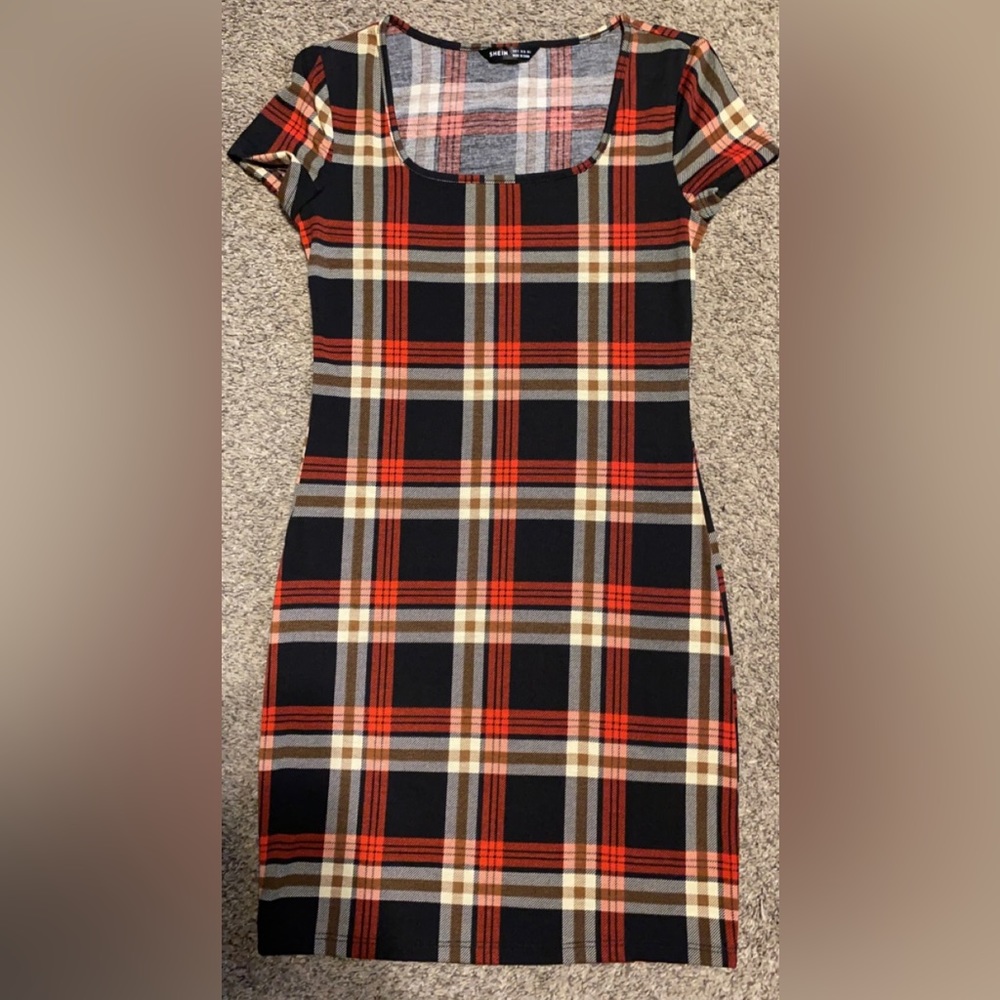 Plaid Mini Dress